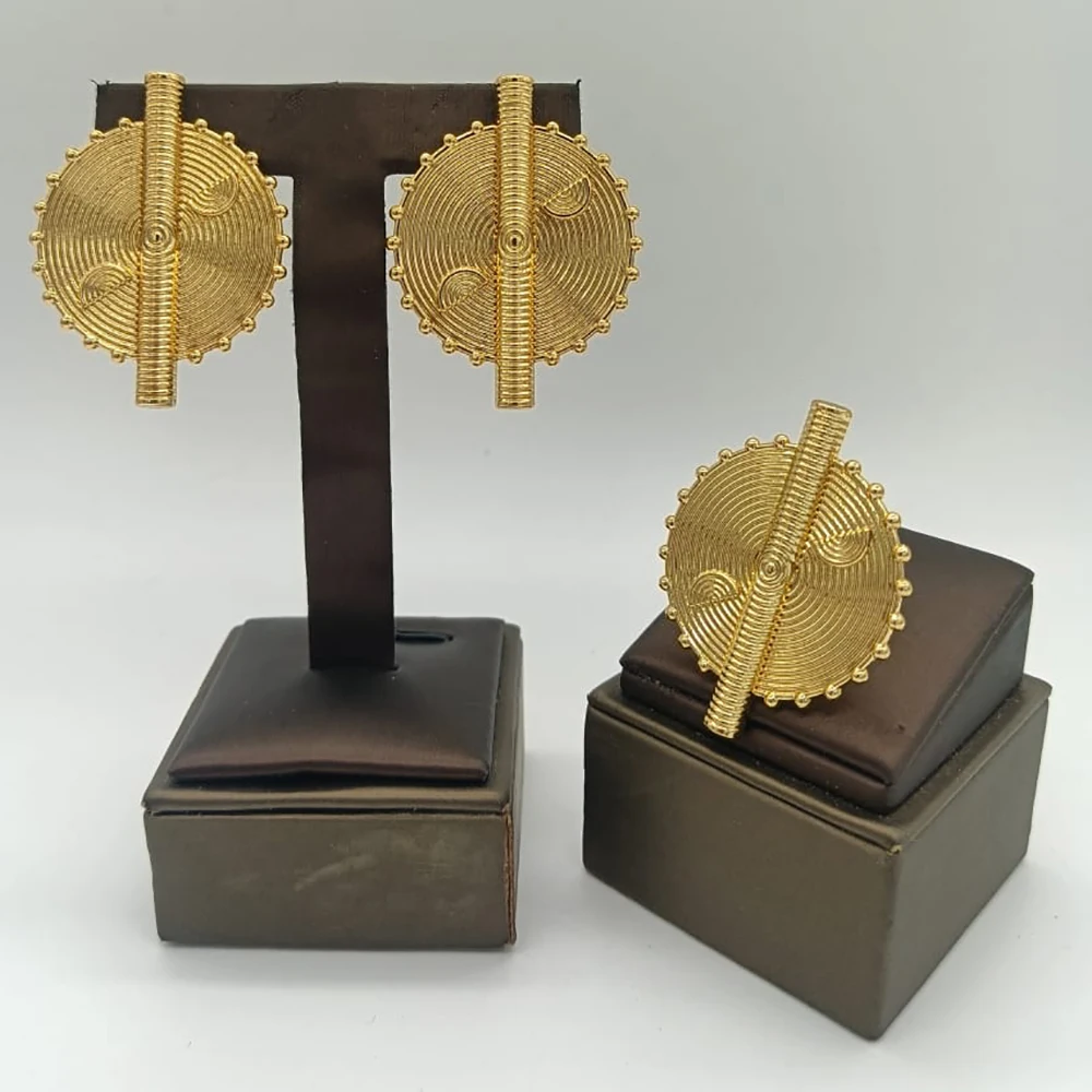 YM Dubai Gold Farbe Schmuck Set 6