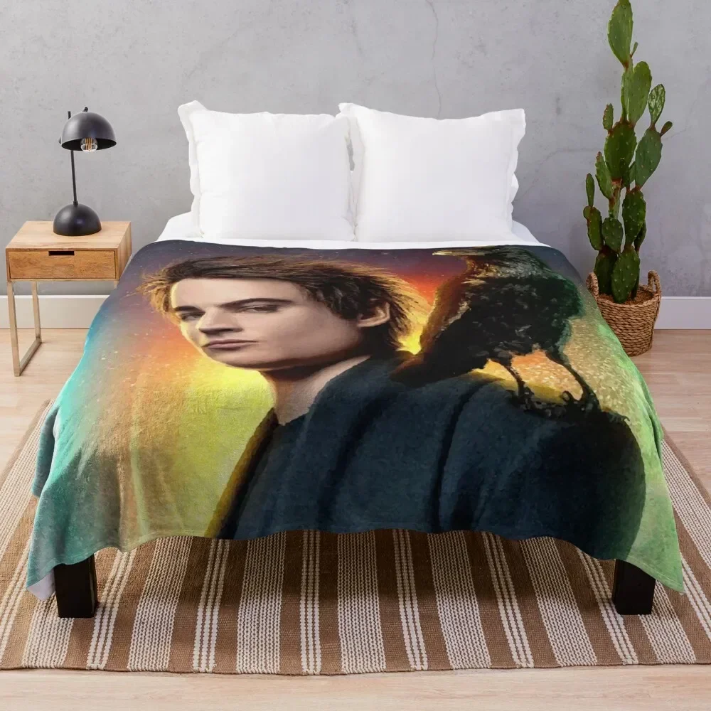 THE SANDMAN 2022 | Morpheus and Matthew | fantasy drama television series raven #thesandman Throw Blanket Plush Blankets