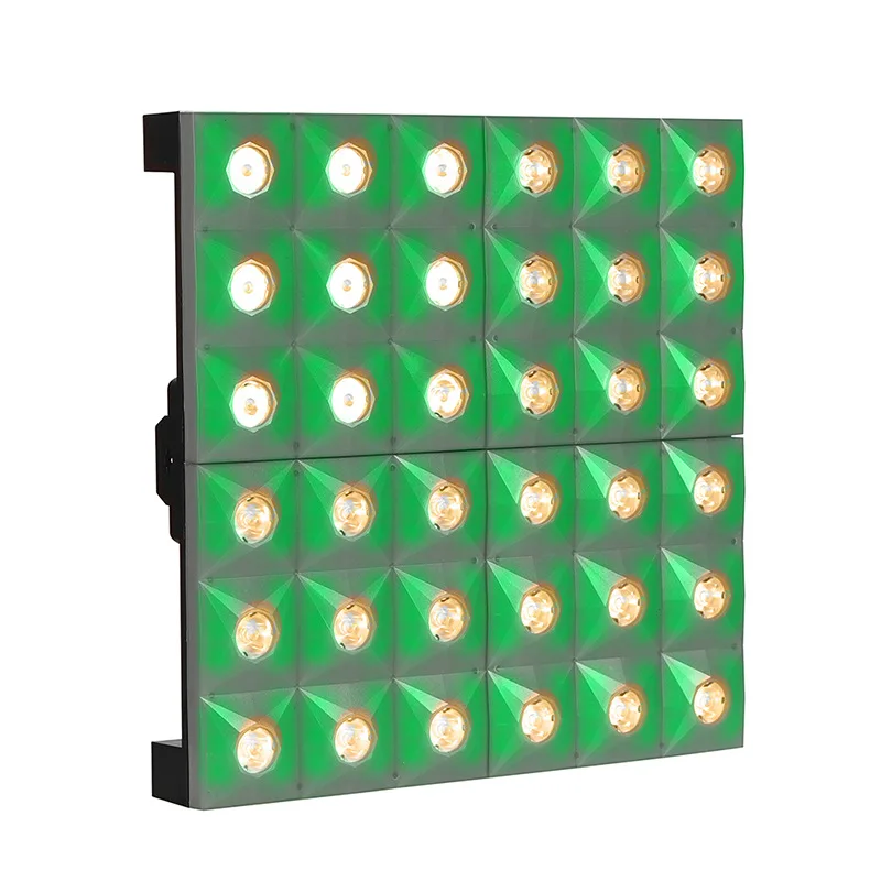 

36 3W LED stage lights 49 led matrix dyeing beam of light two-in-one RGB matrix light single point control