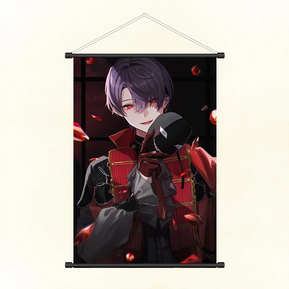 Kenmochi Toya NIJISANJI Vtuber Decoration Picture Mural Anime Scroll Painting Cartoon Comics Poster Canvas Wallpaper Prints Gift