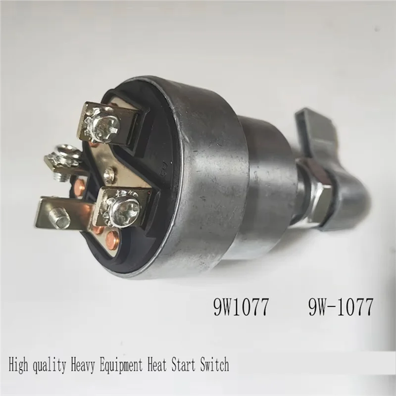 

9W1077 Выключатель стартера экскаватора Высококачественное тяжелое оборудование Переключатель теплового запуска для колесного погрузчика CAT E320 E200B 9W-1077