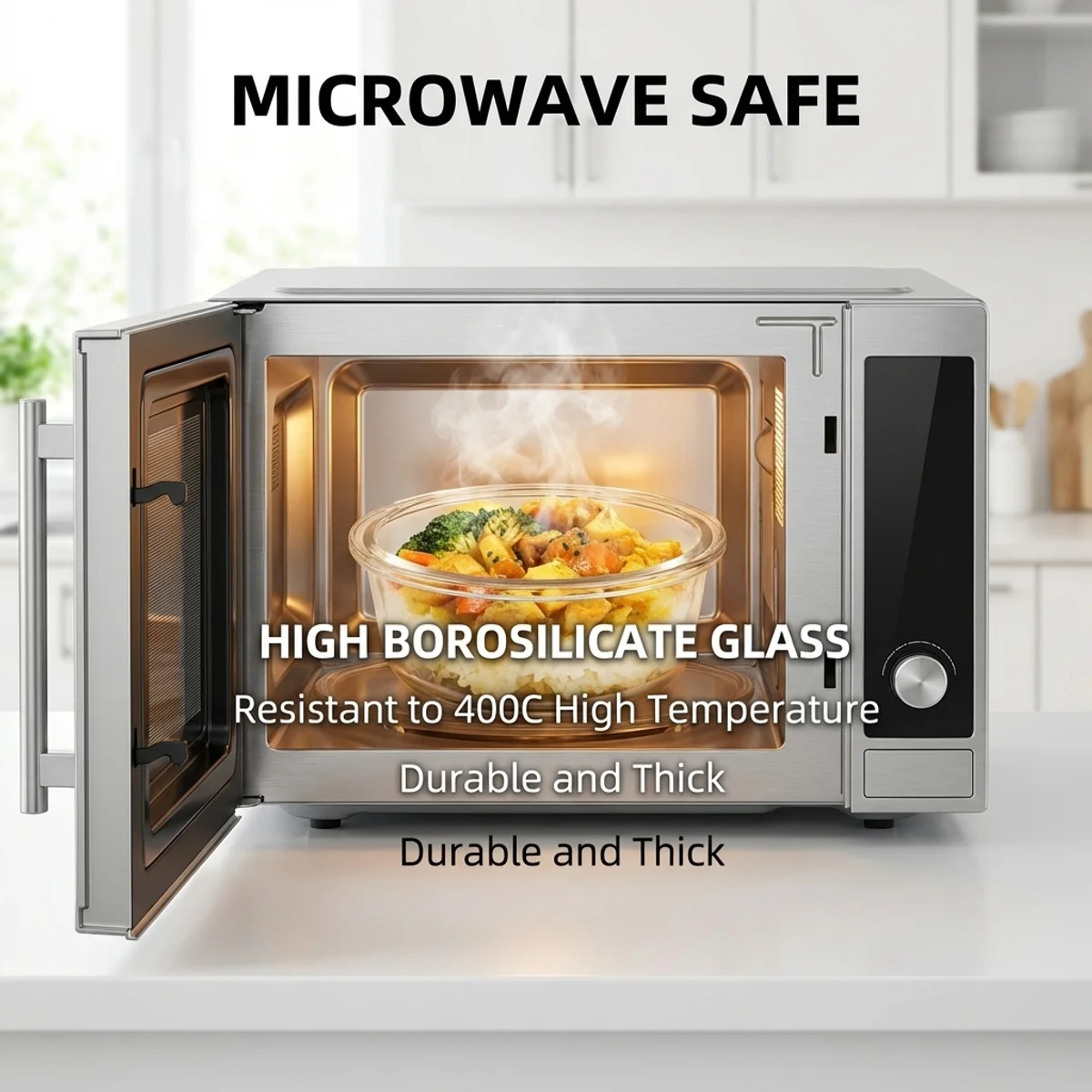 High Borosilicate Glass Food S - đánh giá và giá Meal Prep Glass Containers Oven Safe