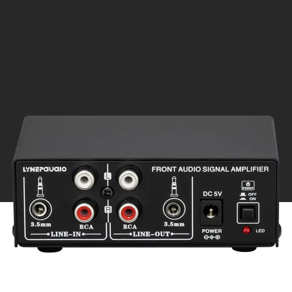 Headphones, speakers, stereo amplifier, booster, pre-sound amplifier, with volume adjustment, two-way mixing