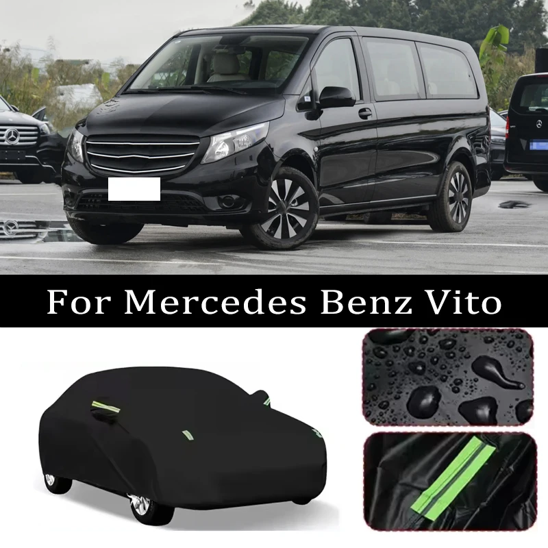 

For Mercedes Benz Vito Car Covers Outdoor Waterproof Dustproof Sun Rain Snow Protection Thick Oxford Cloth Full Car Accessories