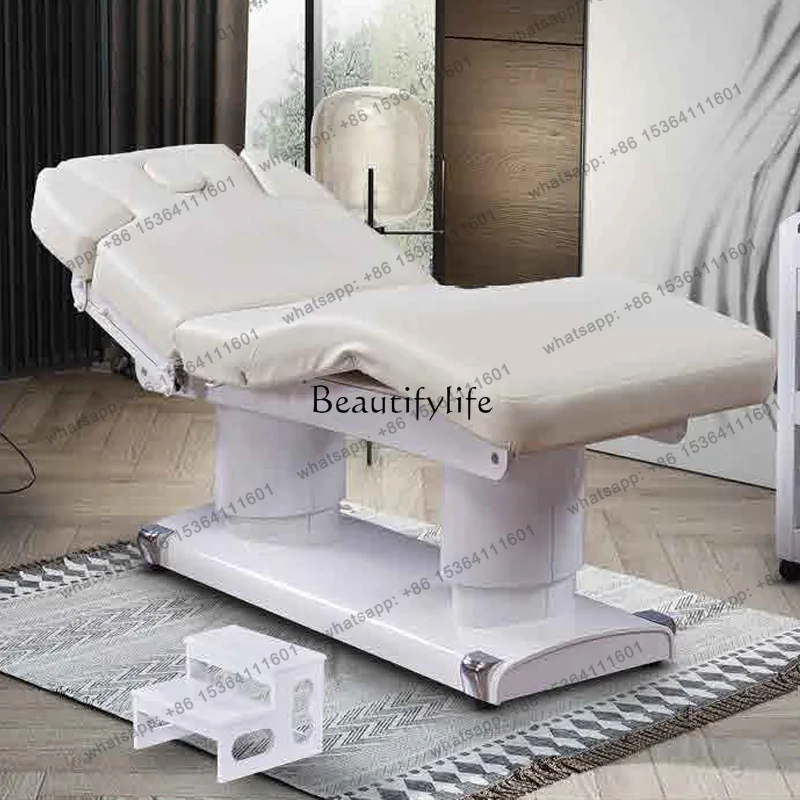 D06 Electric beauty spa massage bed Beauty salon Spa facial treatment bed can be tilted