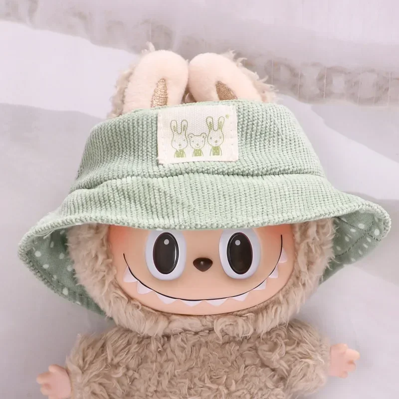 17cm Labubu Clothing Hat Set for 20cm Kpop EXO Idol Dolls Accessories Kid Toy Gift