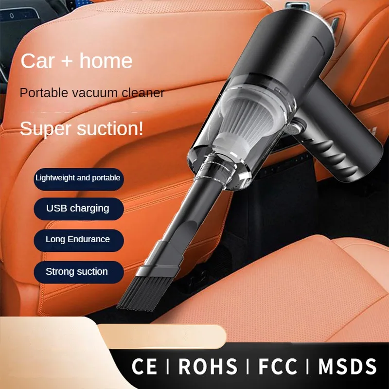 Car Cleaner Car Wireless Charging Car Handheld Small Mini Portable Handheld High Power Vacuum Cleaner