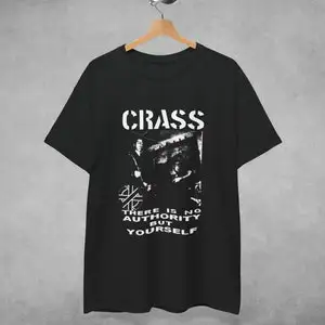 

Crass "There is no authority but yourself" Tee