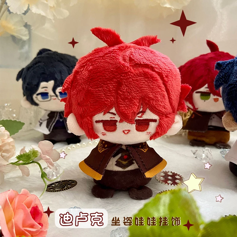 New Game Genshin Impact Plush Doll Toy 10CM Cartoon Cute Soft Kaeya Pantalone Periphery Plushs Pendant Keychain For Fans Gift