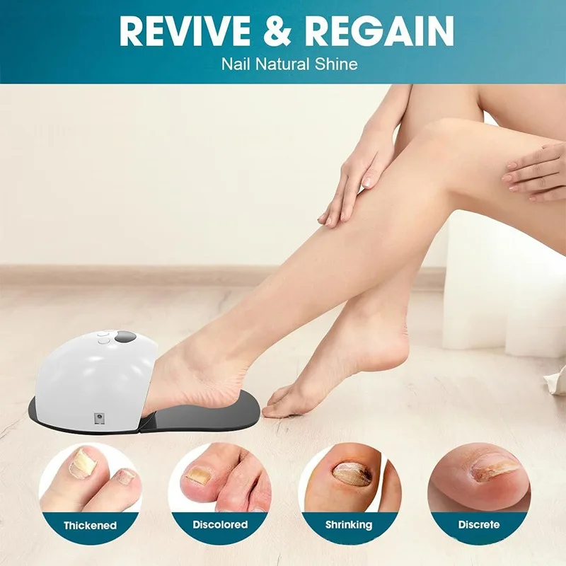 อุปกรณ์ทำความสะอาดเชื้อราที่เล็บสำหรับเล็บเท้าหลายอัน อุปกรณ์รักษาเชื้อราที่เล็บด้วยแสงอินฟราเรด 905 นาโนเมตร ปลอดภัยและเชื่อถือได้