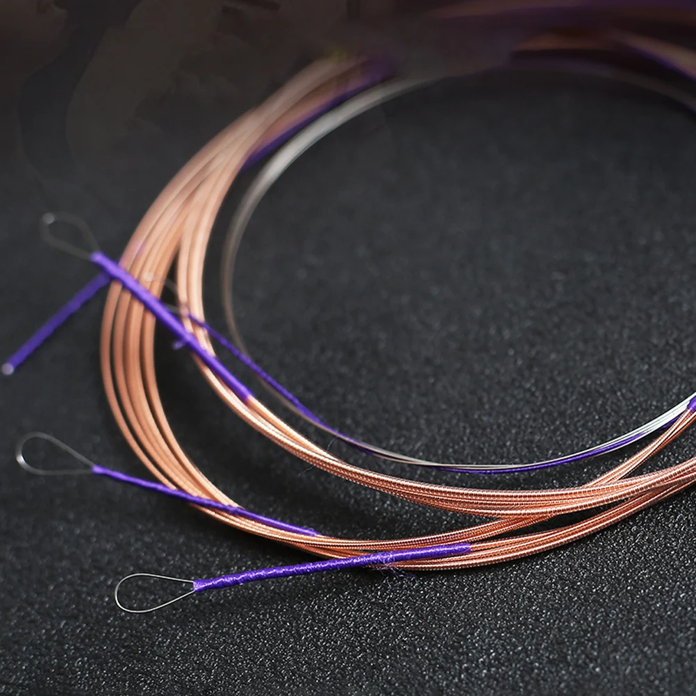 

4Pcs Chinese Lute Steel Strings Premium Pipa String Replacements for Musicians Long Service Life Reliable Performance