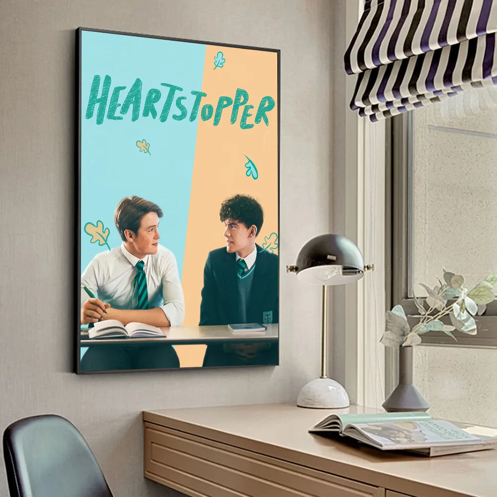 1pc Heartstopper serie TV Poster HD Poster Home Room Bar Cafe Decor Art Wall Painting Picture