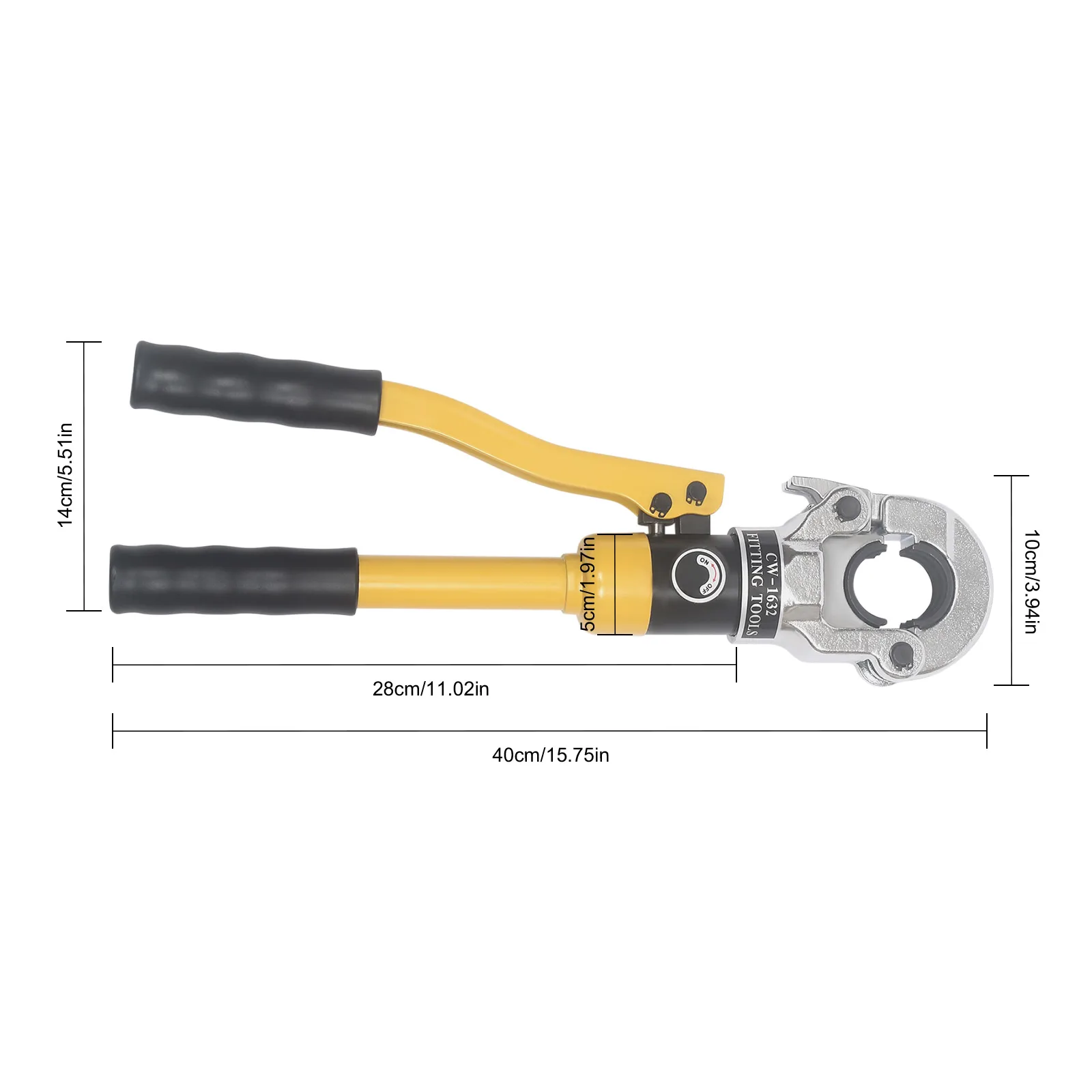 Hydraulic Pipe Benders Hydraulic Crimping Pliers Diameter 16-32 mm Pipe Crimping Pliers Crimping Pliers for Composite Pipes