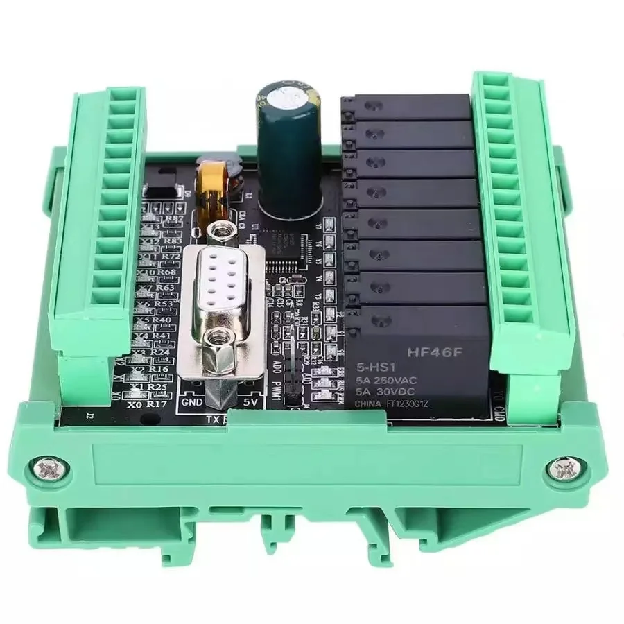 جديد FX2N-20MR جهاز تحكم منطقي يبرمج تحكم مرحل وحدة DC24V AC220V الأتمتة الصناعية لوحة تحكم 12 المدخلات 8 الإخراج