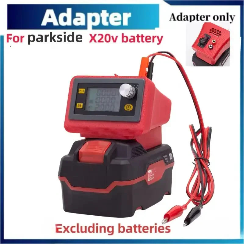 Alimentation sans fil réglable pour Parkside, convertisseur de batterie CNC, adaptateur d'alimentation de laboratoire réglable, 35W, X20V, pas de batterie