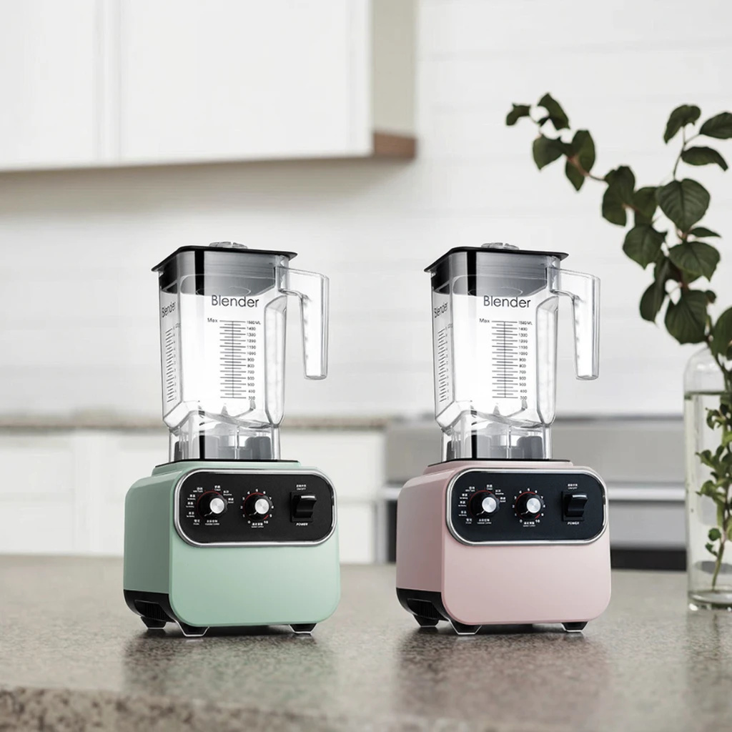 Producto estrella: Licuadora comercial Happy Partner de 1.5L, licuadora premium con motor potente, mezcladora insonorizada, licuadora eléctrica para batidos.