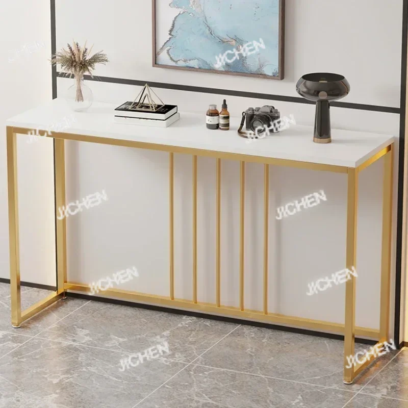 

Консольный столик JC Modern Home: Элегантный и стильный, с полками для хранения, узкий, для прихожей, гостиной