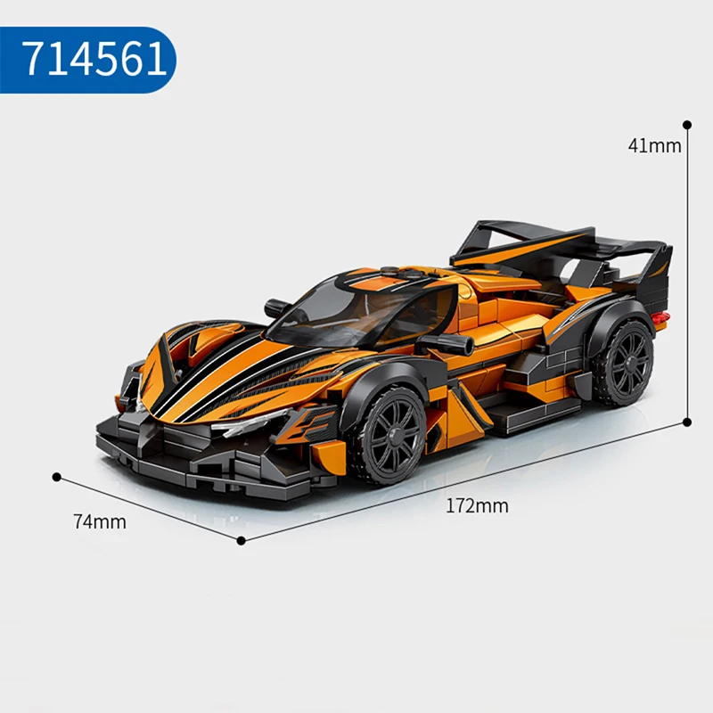 1:32 modelo de corrida blocos de construção kit mini carro esportivo série pequena partícula montada brinquedos educativos presente aniversário do miúdo