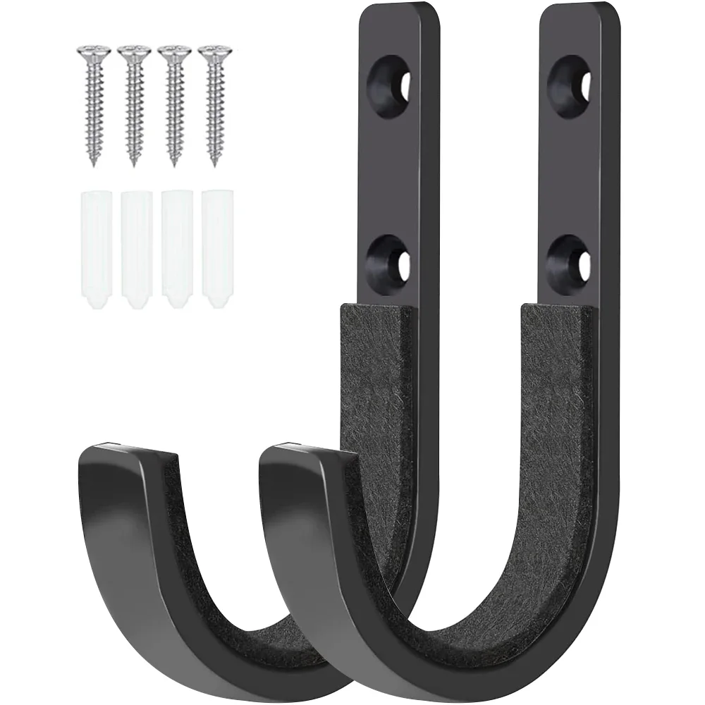Horizontaal pistoolrek Wandmontage J-haak Geweer Shotgun Boogschieten Booghangers Haken met zachte vulling Jachtaccessoires