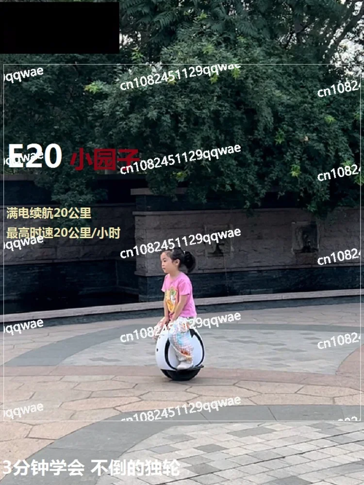 E20 Small Garden Parallel Wheel Unicycle Intelligent Somatosensory Children's Toys Adult Walking