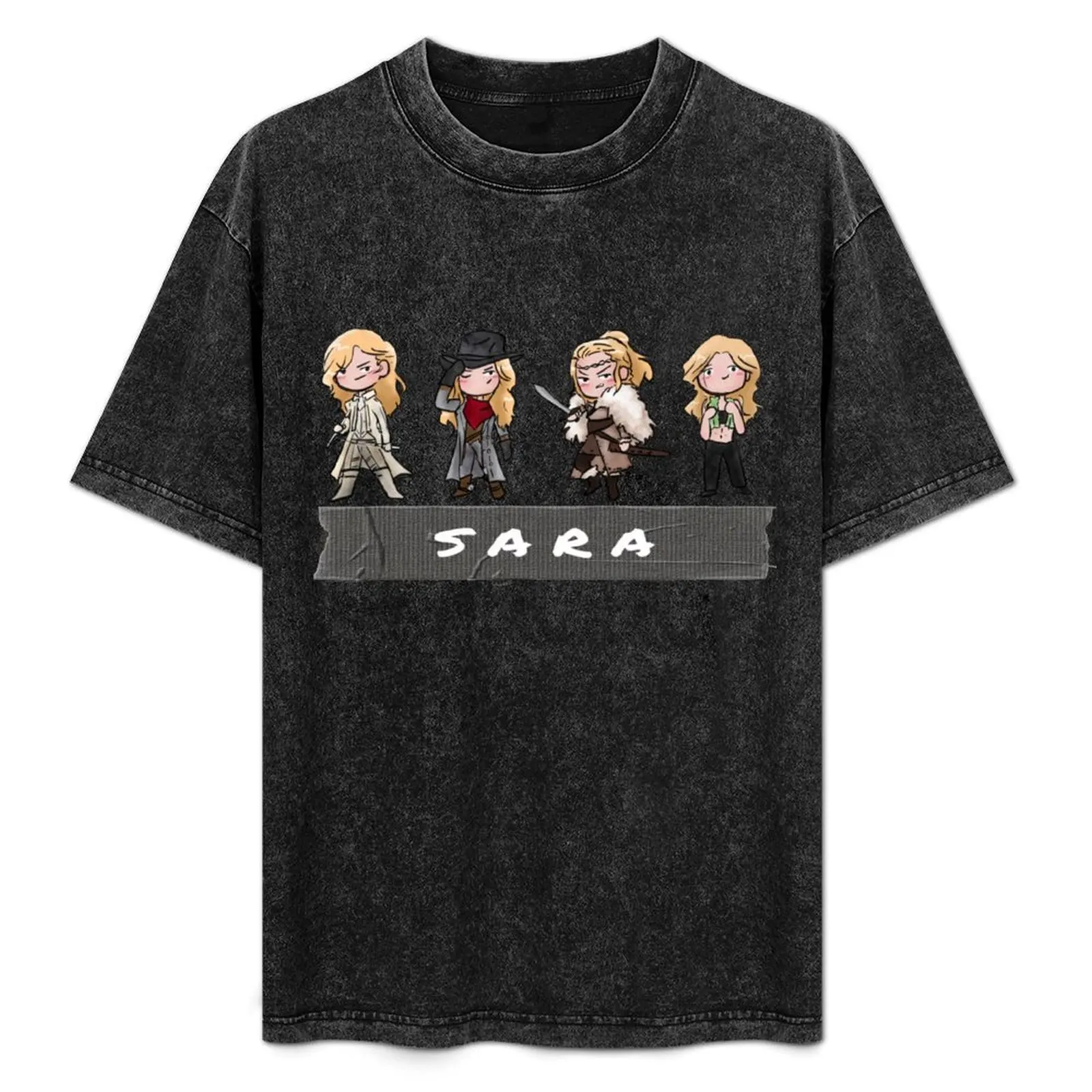 

Sara Lance Duck Tape T-Shirt Work Outdoor T-Shirt for Men