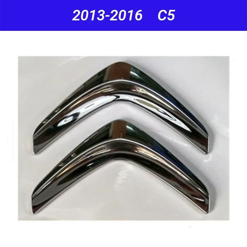 ABS Badge Decal Exterior for Citroen Logo C5 Emblem Car Rear Trunk Sticker Auto Modification Accessories