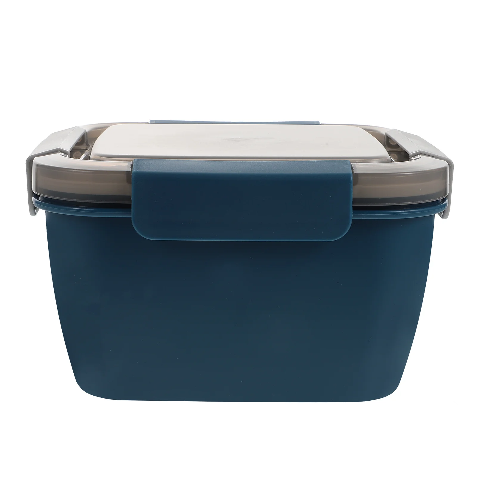 

портативный двухслойный ланч-бокс, 1 шт., безопасный для микроволновой печи, пищевой контейнер, большая емкость, герметичное хранилище для салата, фруктов, свежести