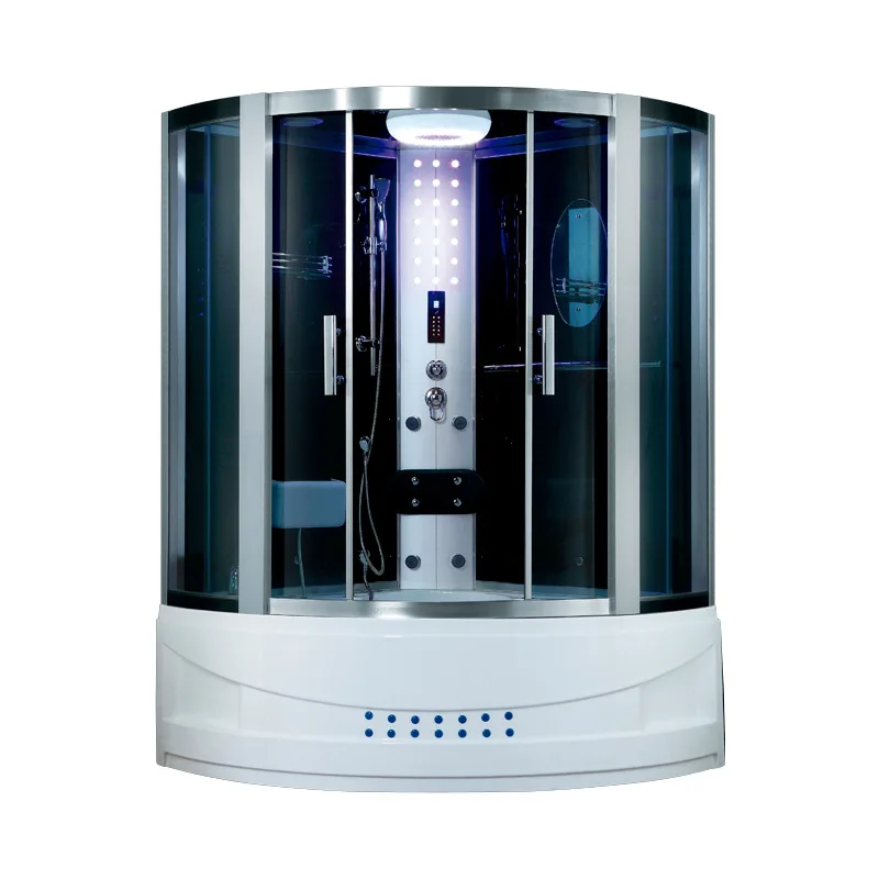 Luxury Bathroom 2 Person Indoor Complete Shower Steam Room With Massage