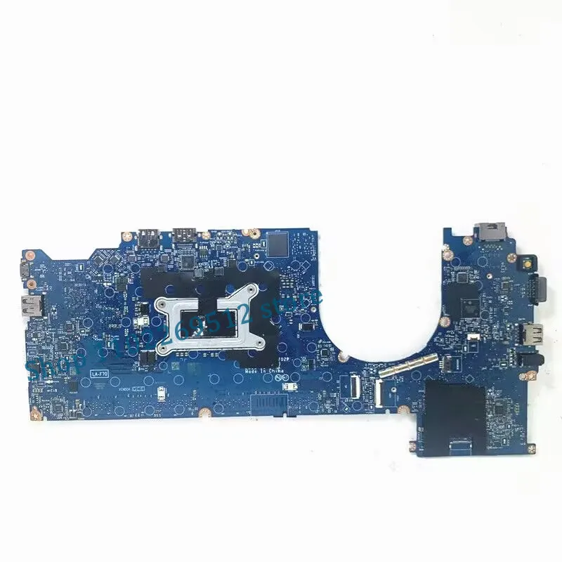 CN-0TRCDC 0TRCDC TRCDC DDP70 LA-F702P For Dell 5491 Laptop Motherboard With SR3YZ I7-8850H CPU N16S-GTR-S-A2 100% Working Well