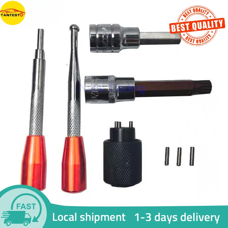 6pcs for Bosch and Denso CRIN Diesel Injector Nozzle Disassemble Tool Kits Common Rail Disassembly Repair Tool