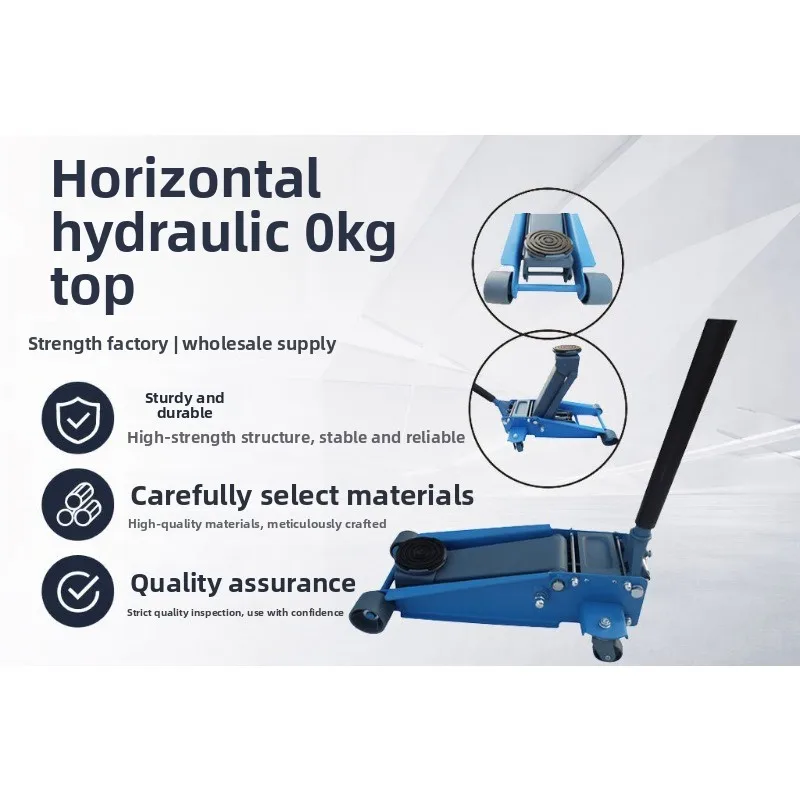 2 Tons 3 Tons Flat Roof Car Tire Repair Labor-saving Lifting Tool Portable Hydraulic Horizontal Jack