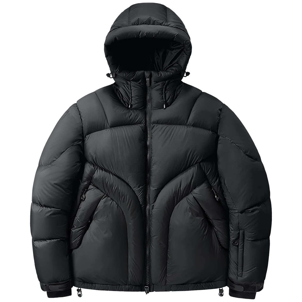 

New Men Winter Extremely Cold Down Jacket Thick Hooded Couple's Short Fluffy Down Coat Outdoor Windproof Warm Overcoat