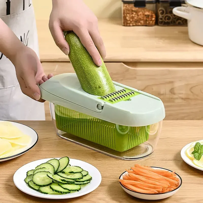 

Vegetable Cutter Potato Slicer Onion Chopper Dicer Multifunctional Food Processors Cortador Verduras Kitchen Essentials Gadgets