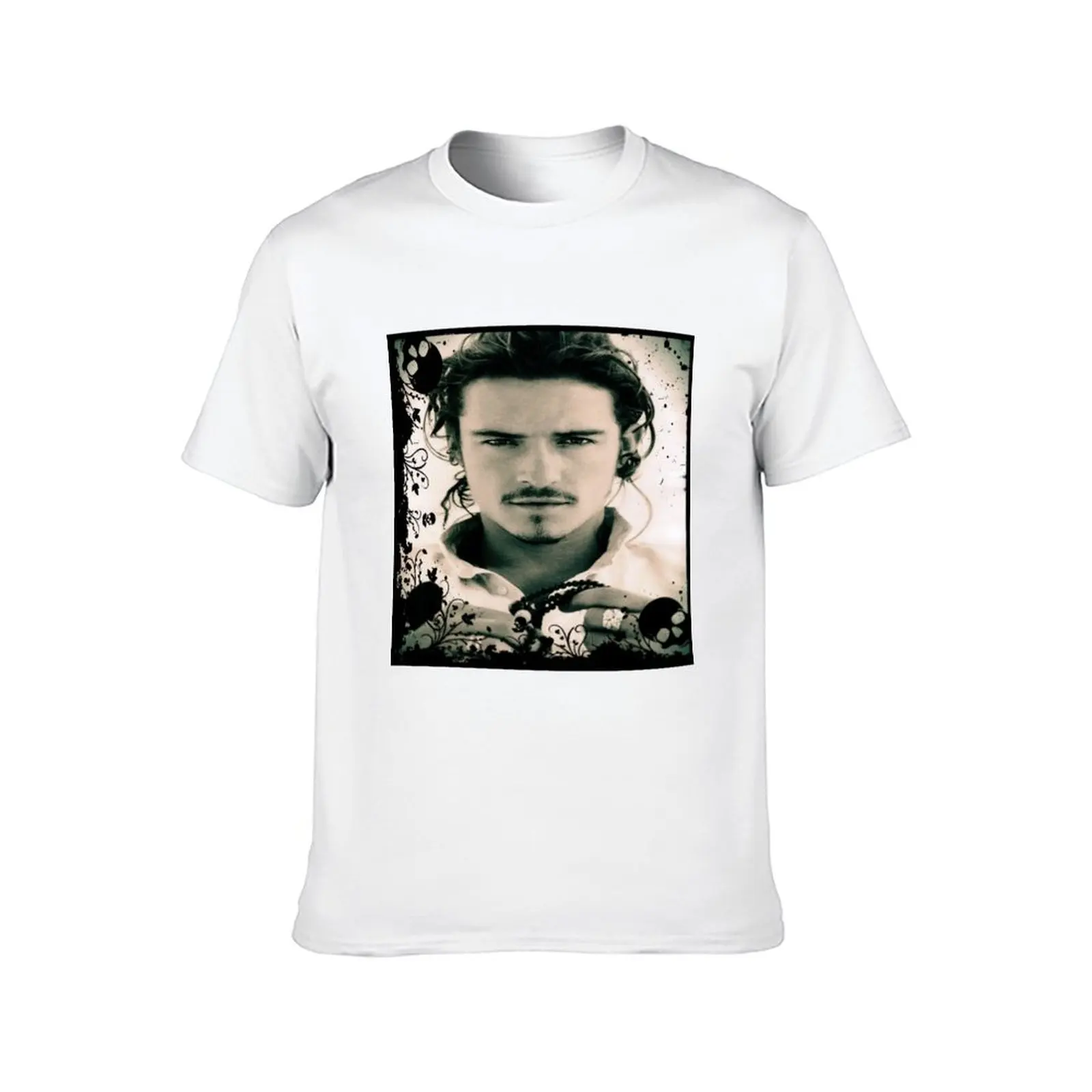 Orlando Bloom T-Shirt man t shirts cotton t shirts for man pack cotton T-Shirt