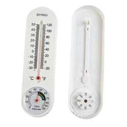 Wall Hanging Thermometer Hygrometer Breeding Controller Greenhouse Household Indoor Wall-mounted Temperature Reader -30~50°C