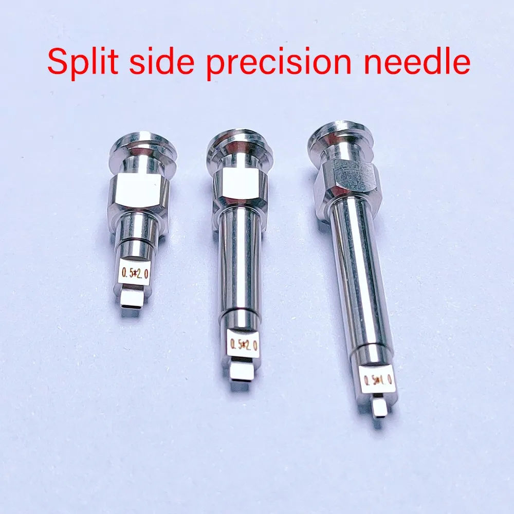 SY Dispensing needle Flat precision split needle Stainless steel dispensing nozzle