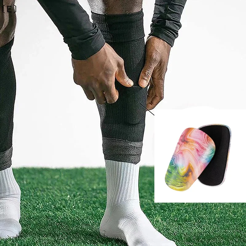 

〔E〕1Pair Mini Football Shin Pad Wear-resistant Shock Absorbing Leg Protector Lightweight Portable Soccer Training Shank Board