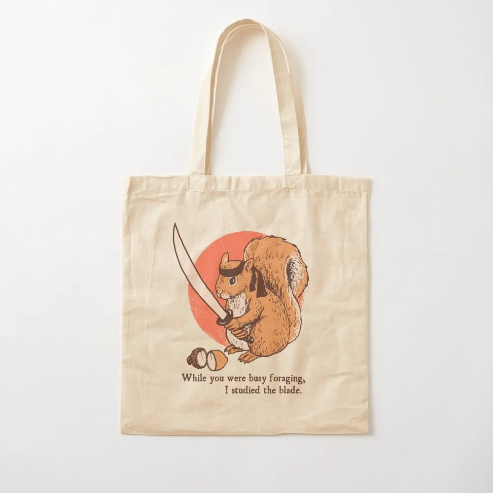 Squirrel Blade Tote Bag Beach bag Canvas bag Canvas Tote