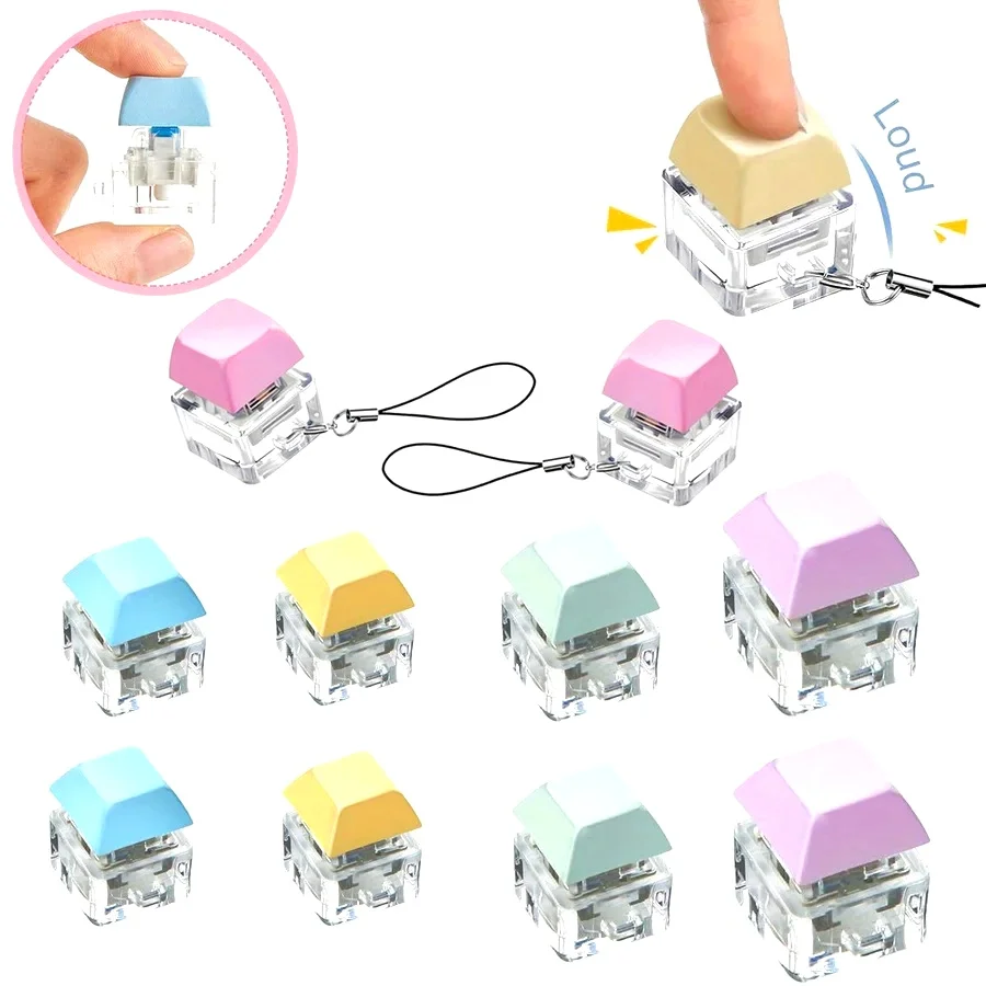 8pcs Keyboard Fidget Toys - Silent & Clicky Fidget Keyboard for Relief Your Stress, Fidget Toys for Office And Classroom, Fidget