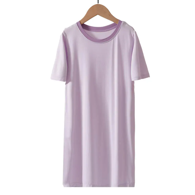 New Delivery Children Clothes baby Summer Short Sleeve Pajama Nightdress Solid Home Clothes 110-170 3-15 Year Students
