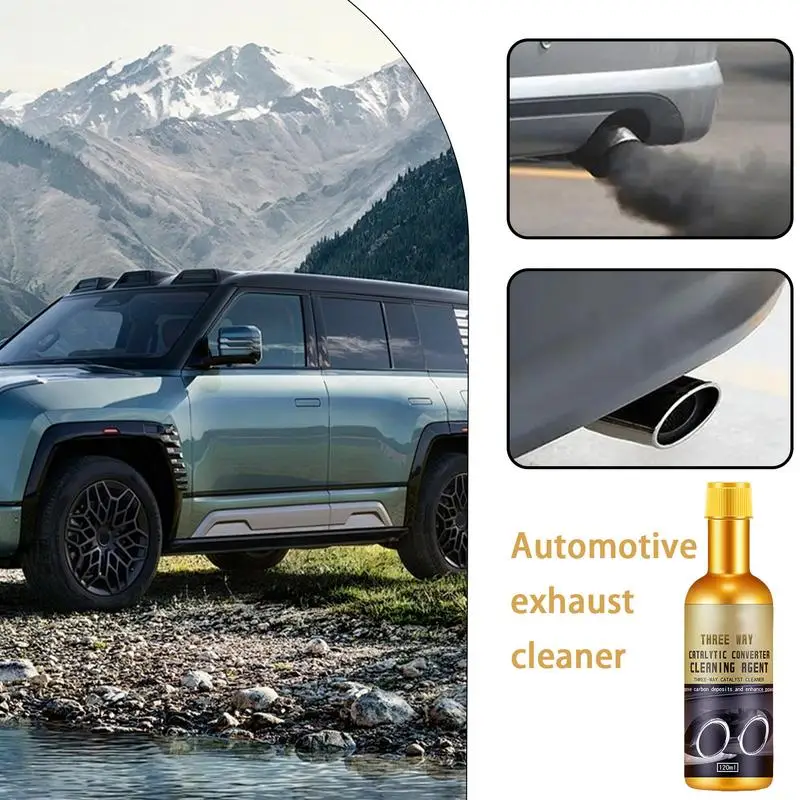 Emissions System Cleaner Effective Carbon Remover For Car 120ml Engine Carbon Cleaner For Catalytic Converters Car Engine