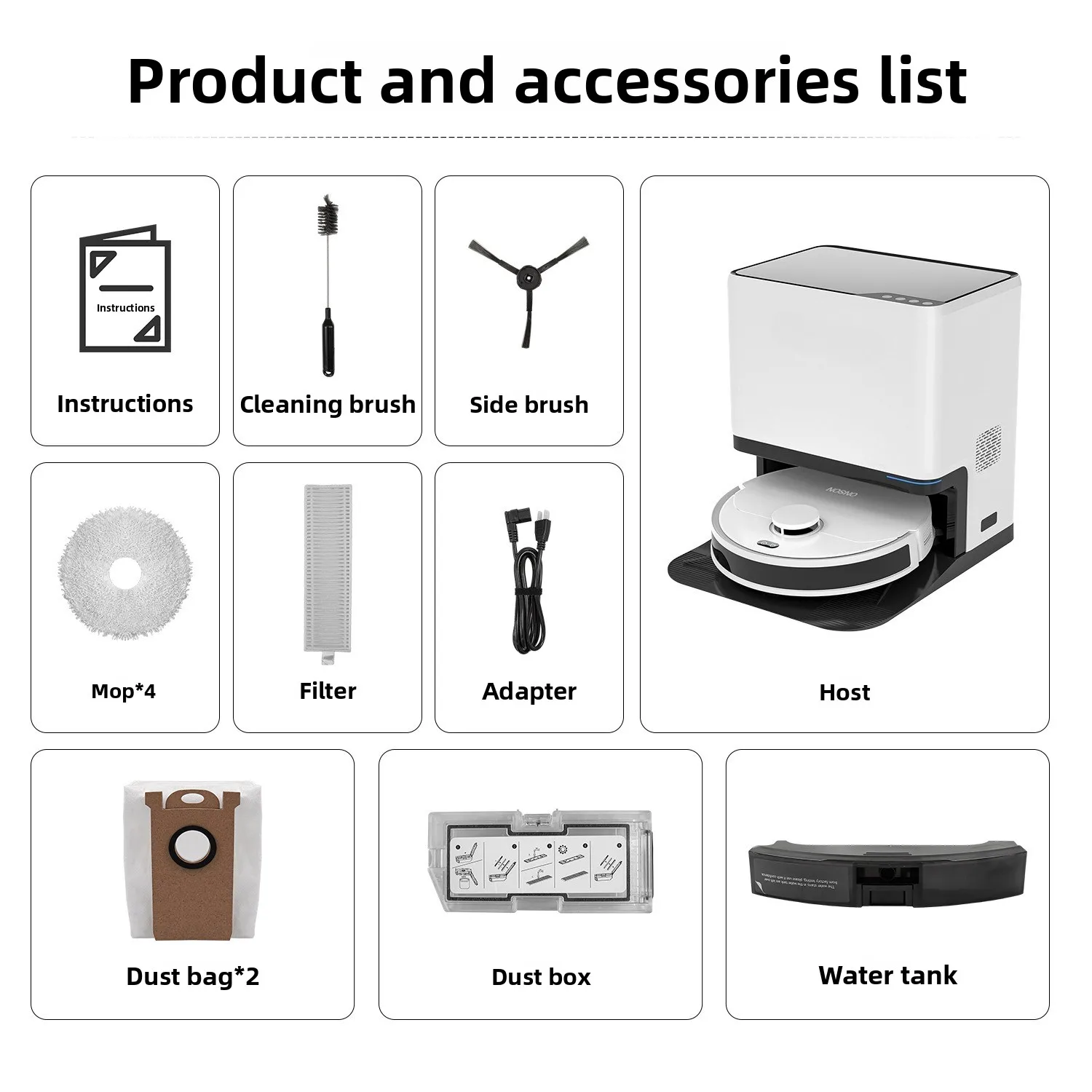 Self-cleaning Intelligent Sweeping Robot, Household Automatic Recharge Laser LDS Navigation Obstacle Avoidance Vacuum Cleaner