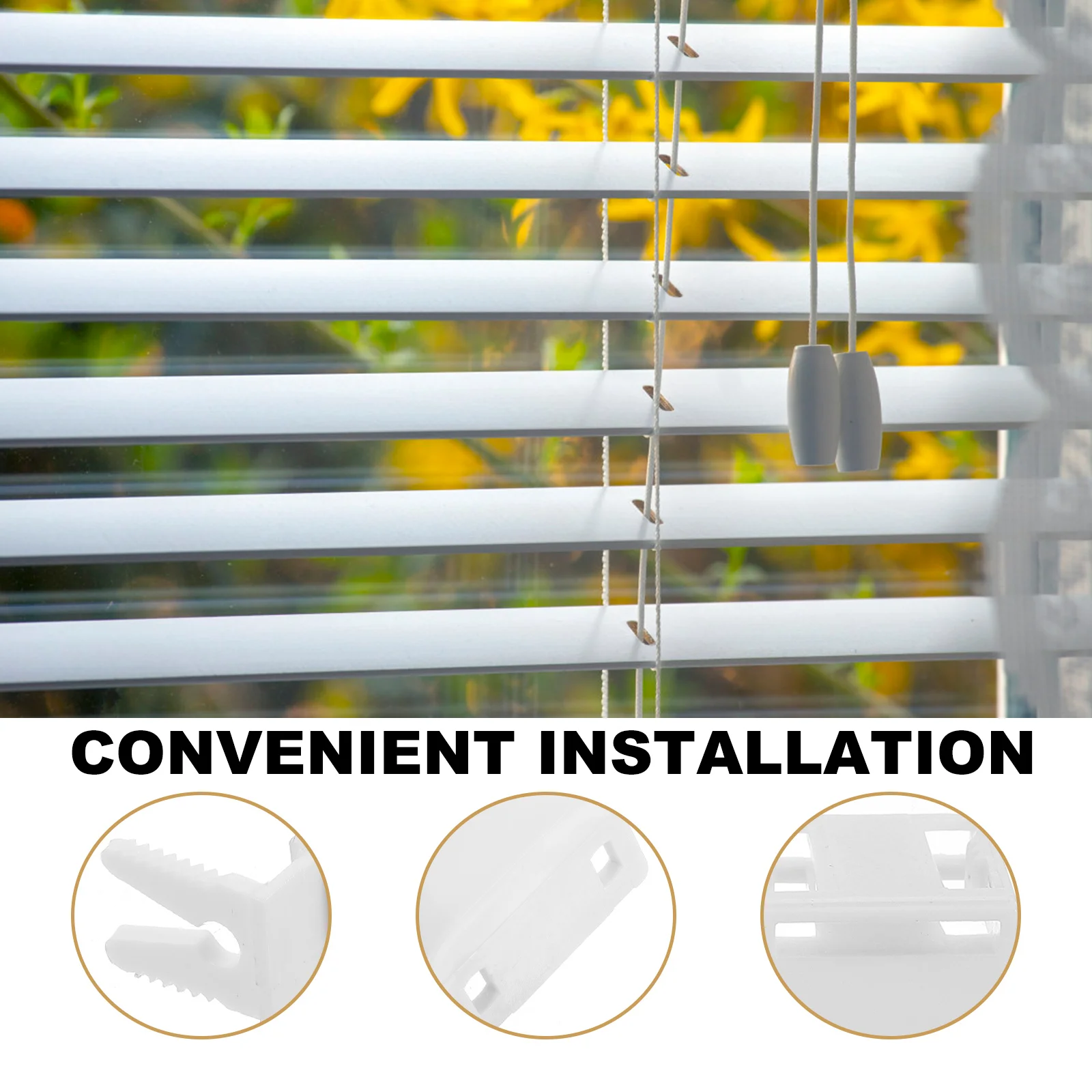 

10 set Roller Blind Installation Accessories Support Bracket for Blinds Curtains Holders Fitting Rolling Sturdy Durable Easy Use