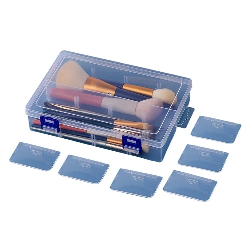 Transparent Plastic Box Screw Compartment Box Jewelry Earring Display Case Container Clear Terminal Organizer Tool Storage Boxes