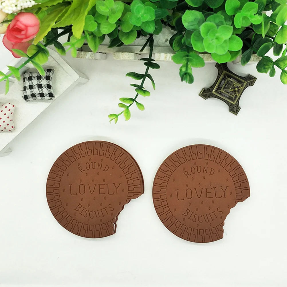 

2pcs Chocolate Scented Notepad Mini Glue Cover Notebook Portable Wire-O Binding Pocket Steno Pad For Students Friends Family