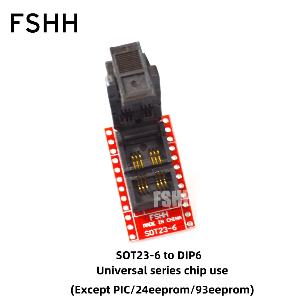 Imagem -02 - Soquete de Queimadura Sot23 Soquete de Teste Sc74 ic Sot233 Sot235 Sot236 Cnv-sot-pic10f20x1 Adaptador do Programador Sa717