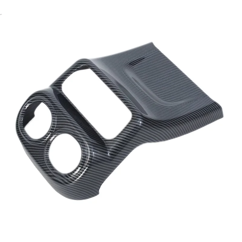 

Car Rear Anti-Kick Panel Air Conditioner Outlet Vent Cover Trim for Mercedes Benz GLC Class X254 2023(Carbon)