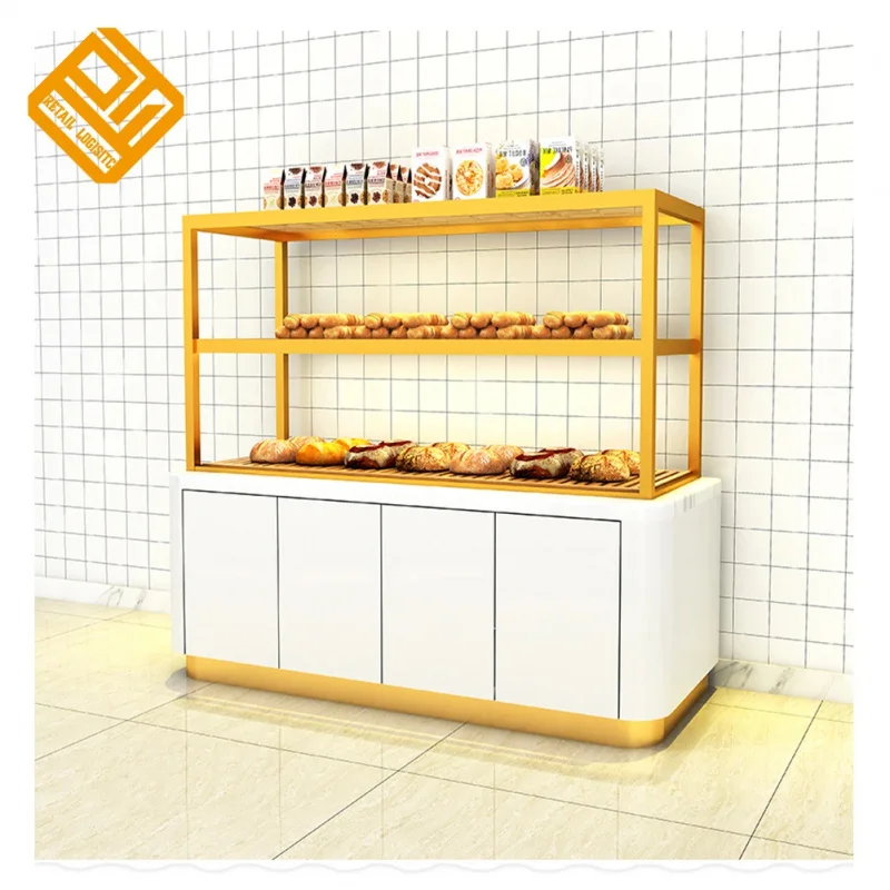 custom.Fixture Cake Cabinet Display Stand Multi Layer Sweet Bread Rack 5