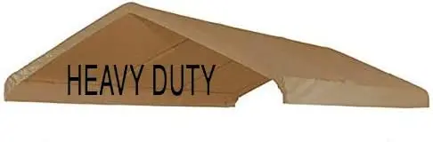 

10X20 Heavy Duty Beige Canopy Top Cover with Valance Event Structure