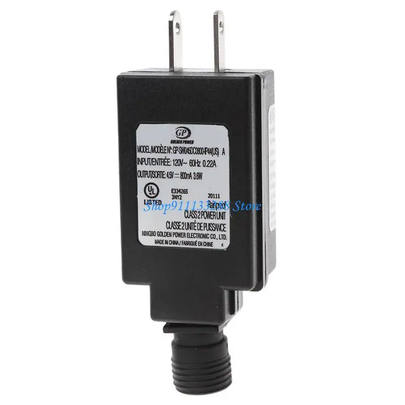 Adaptateur d'alimentation G88D AC vers 4.5V 800mA, 2 broches, pour lumières LED, batterie Elimina